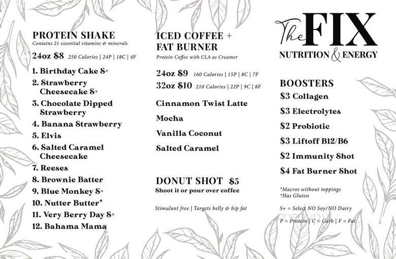 The FIX Nutrition & Energy - Boise, ID