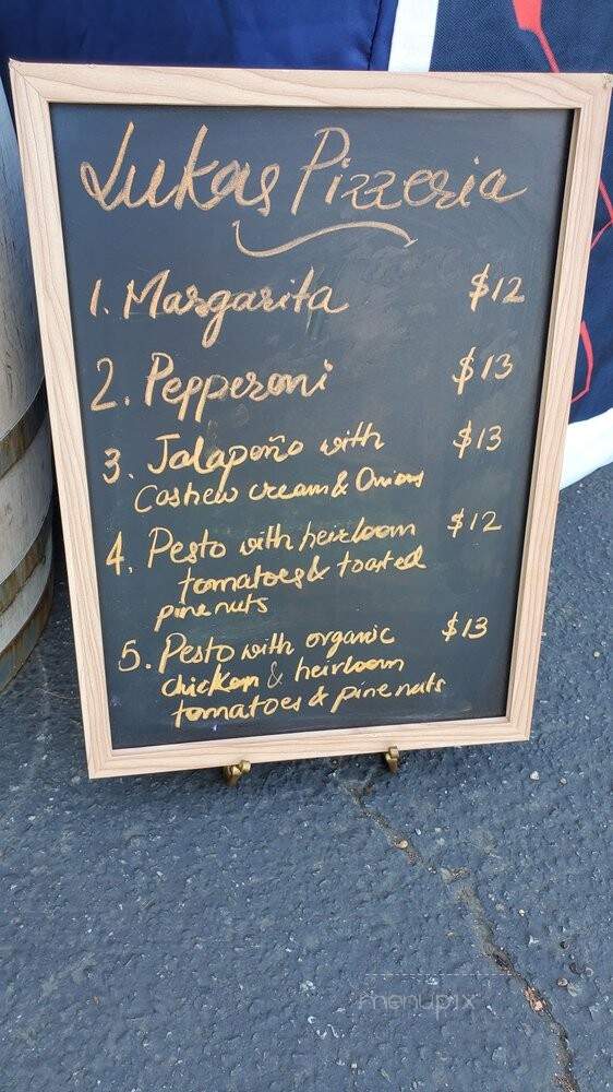 Lukas Pizzeria - Danville, CA menu_pic