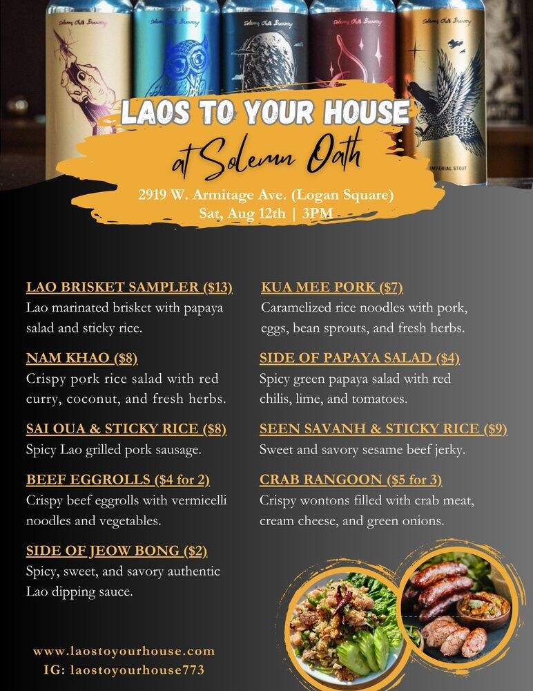 Laos To Your House - Chicago, IL