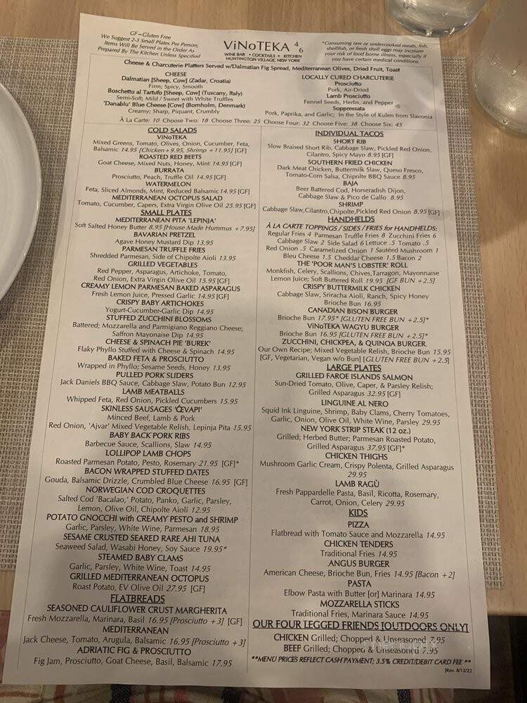 ViNoTEKA 46 - Huntington, NY menu_pic