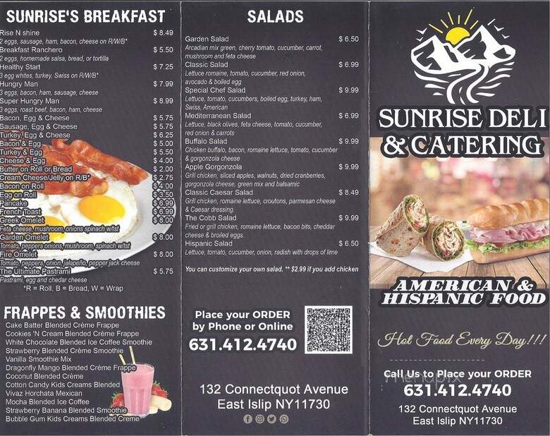 Sunrise Deli & Catering - East Islip, NY