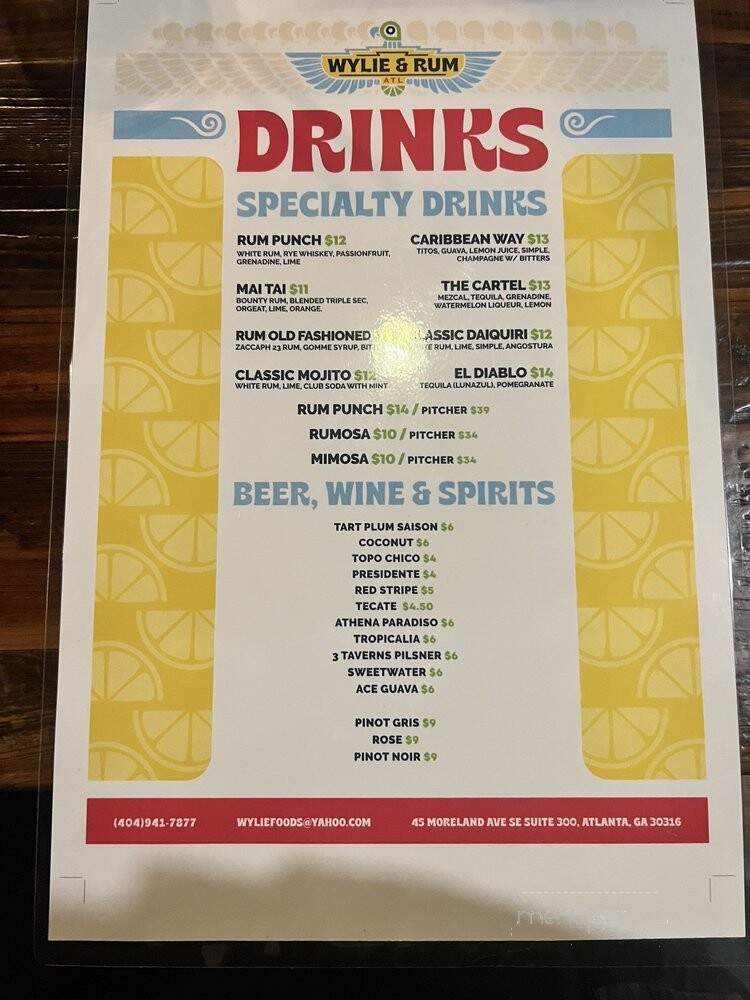 Wylie and Rum - Atlanta, GA
