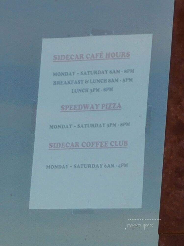 Sidecar Coffee Club - St. George, UT menu_pic