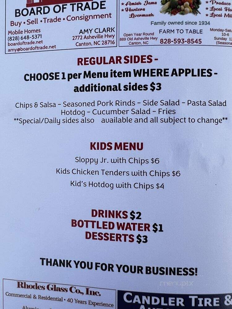 Sweet Southen Funk - Candler, NC menu_pic