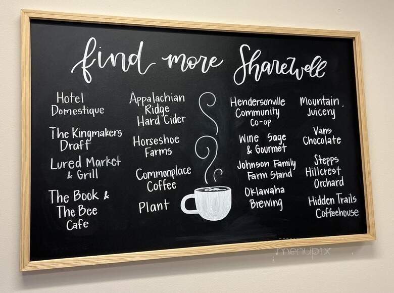 ShareWell Coffee - Flat Rock, NC menu_pic