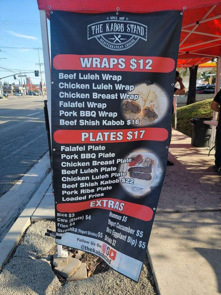 The Kabob Stand - Los Angeles, CA menu_pic