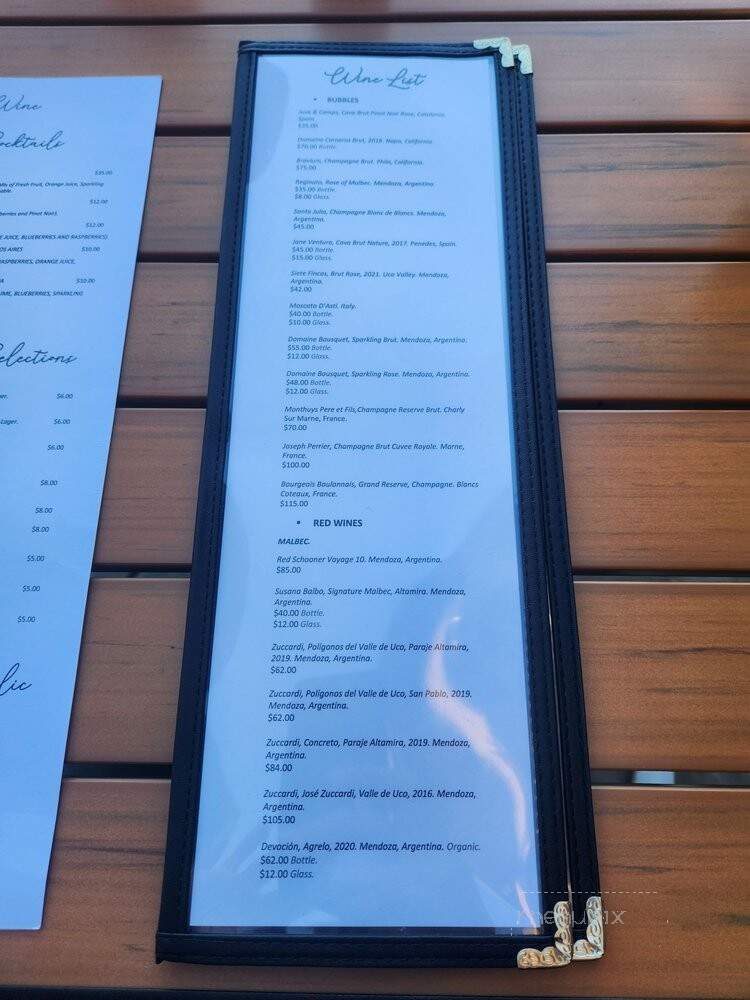 Entrecot Restaurant - Napa, CA menu_pic