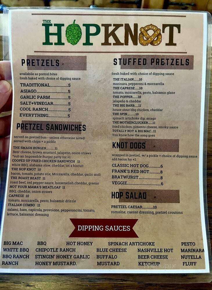 The Hop Knot - Portland, CT menu_pic