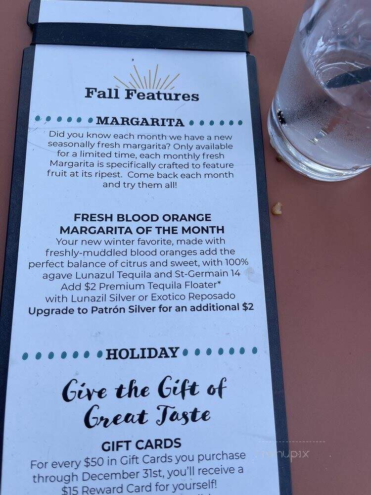 Uncle Julio's Mexican from Scratch - Naples, FL menu_pic