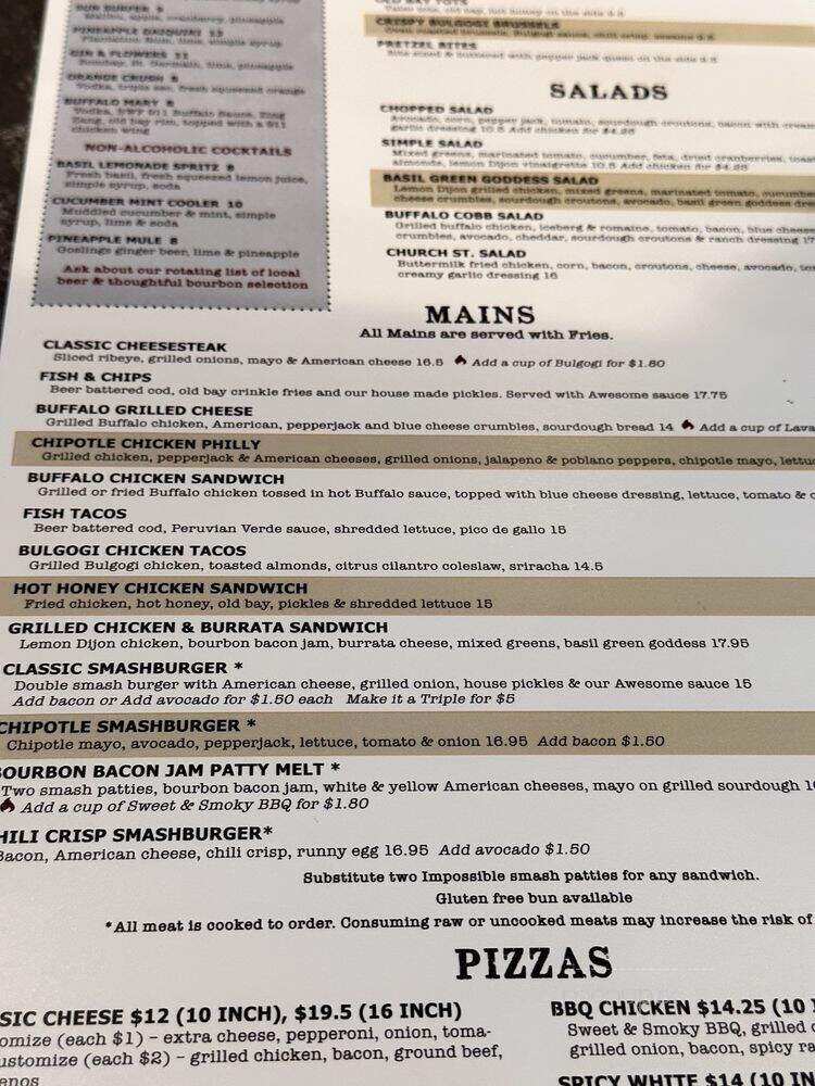 Buffalo Wing Factory - Leesburg, VA menu_pic