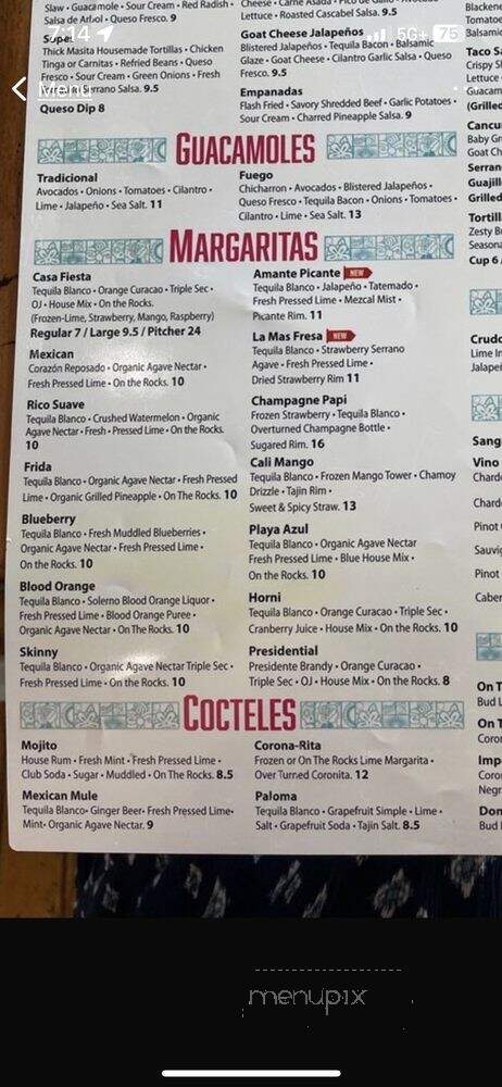 La Fiesta - New Smyrna Beach, FL menu_pic