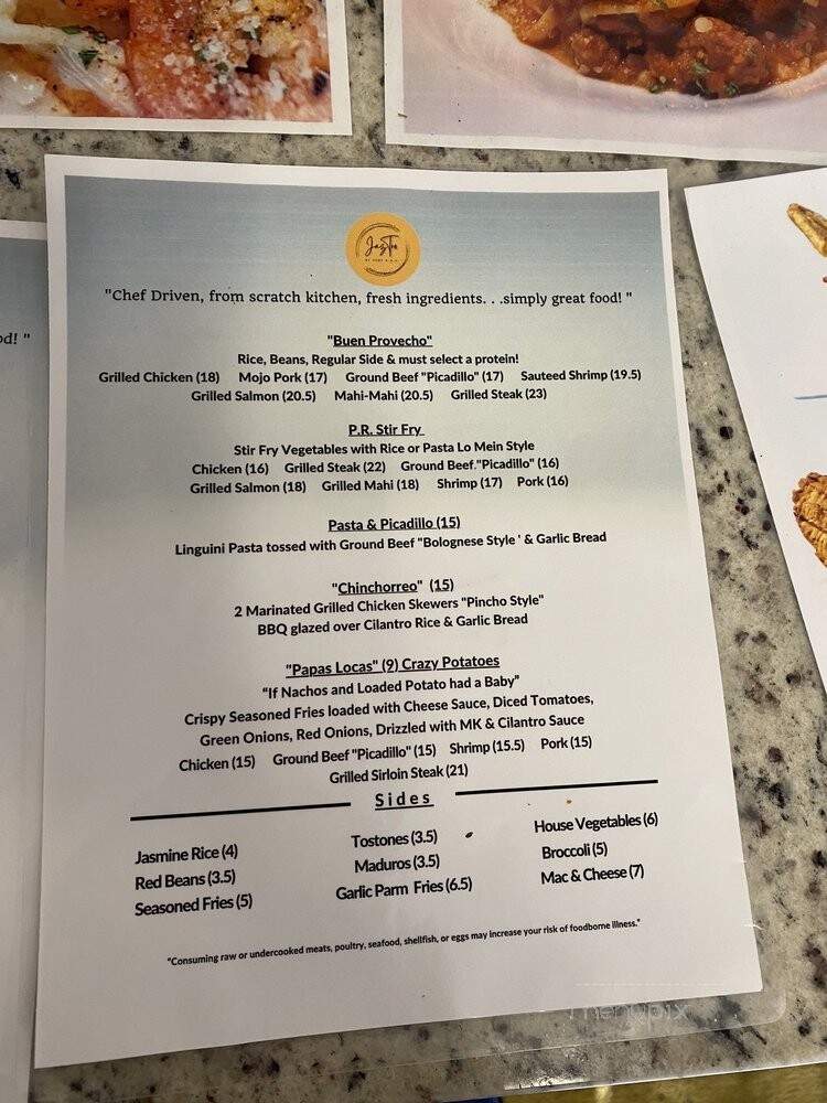 JazTro By Chef D.O.C. - Orlando, FL menu_pic