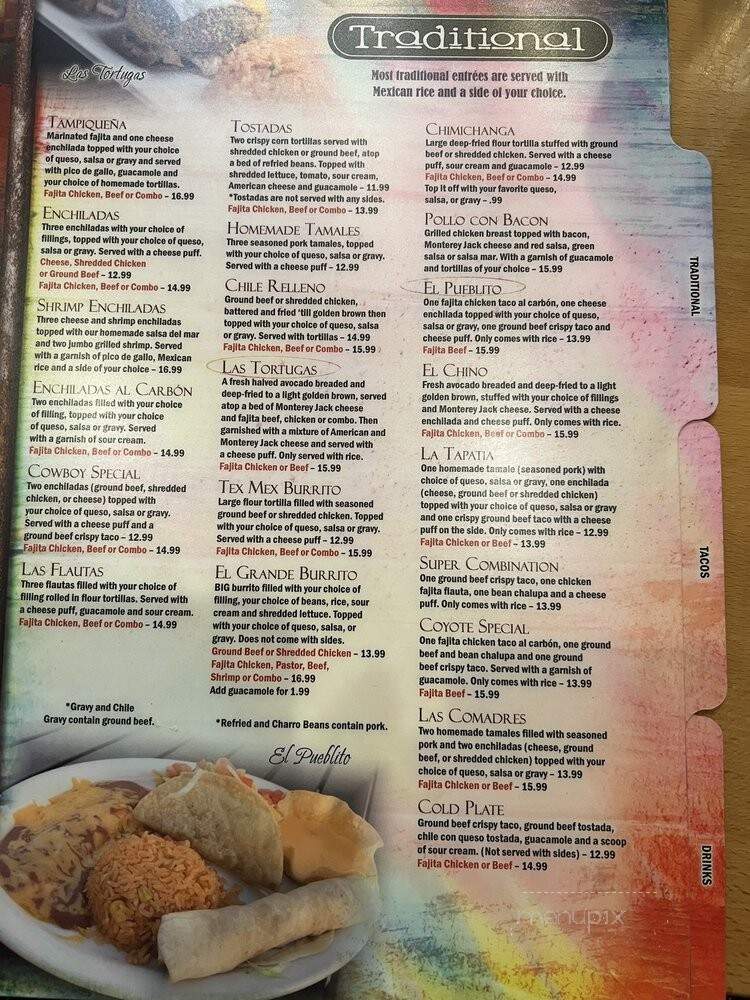 La Cantina Mexican Grill - Houston, TX menu_pic