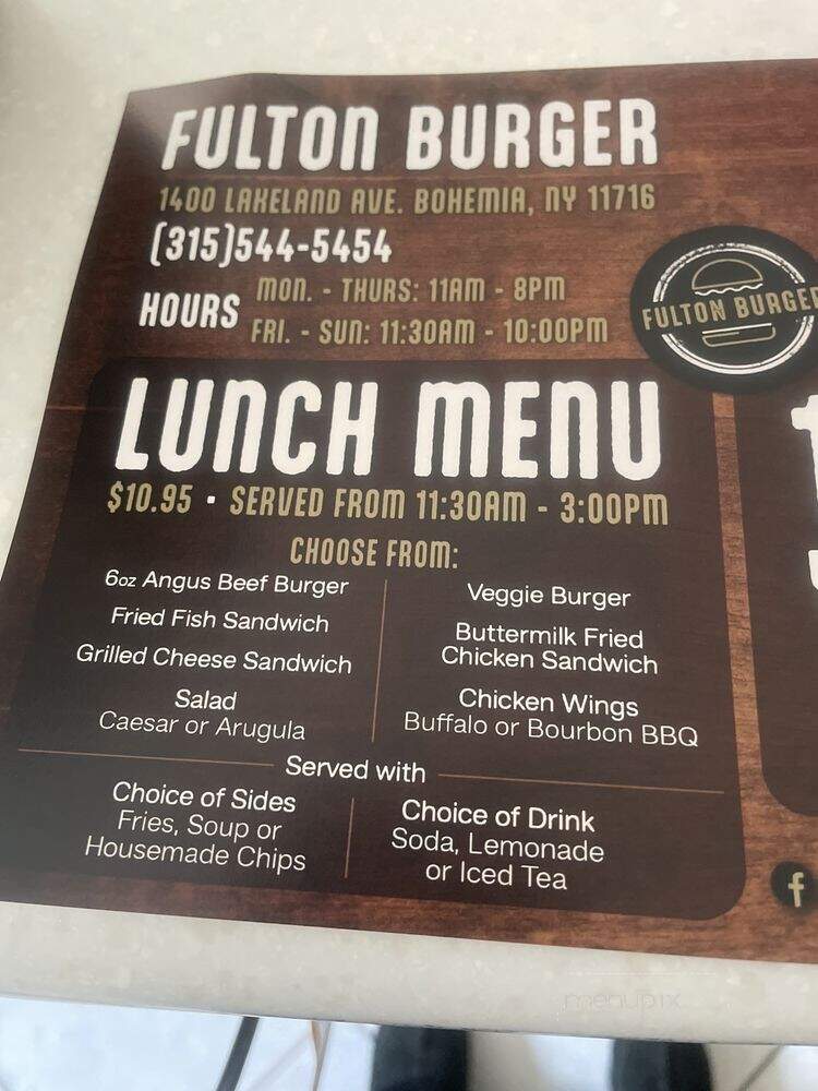 Fulton Burger Bohemia - Bohemia, NY