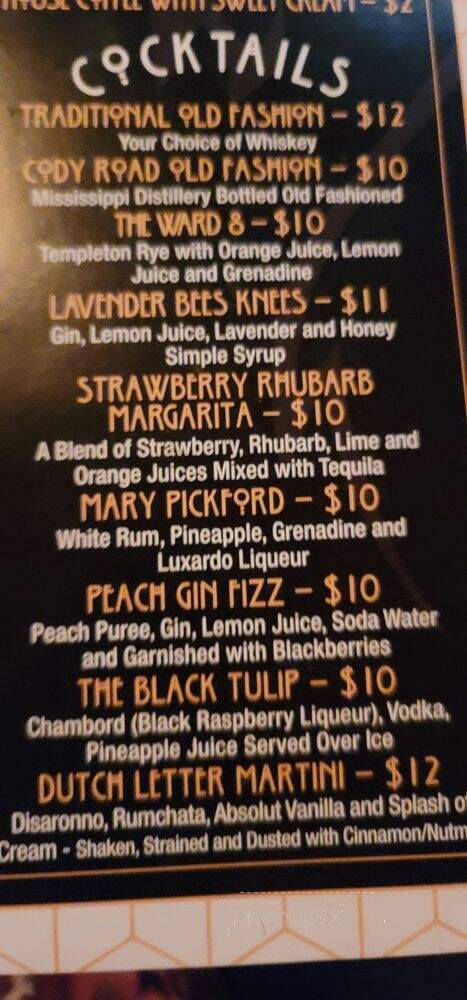 De Kelder Speakeasy - Pella, IA menu_pic