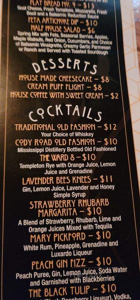 De Kelder Speakeasy - Pella, IA menu_pic