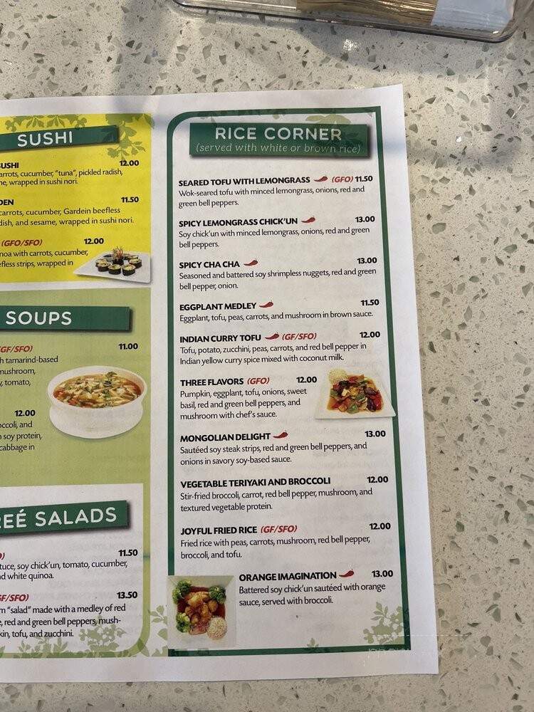 Loving Hut - Glendora, CA menu_pic