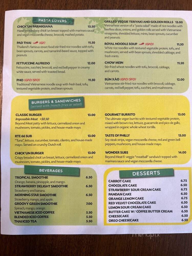 Loving Hut - Glendora, CA menu_pic
