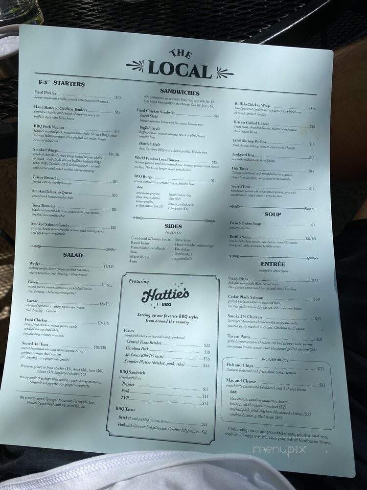 The Local Boulder - Boulder, CO menu_pic