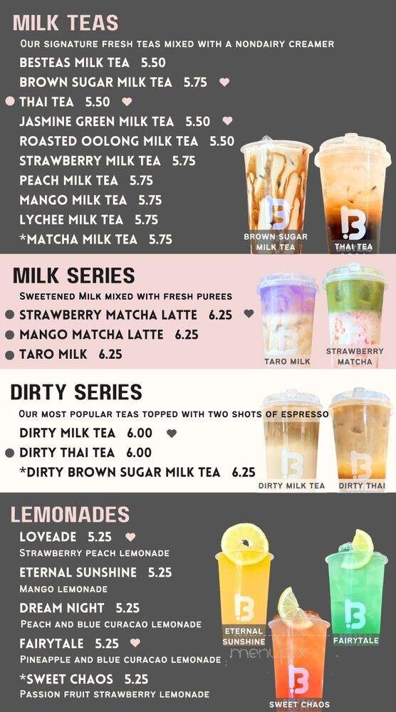BesTeas Boba - Norwalk, CA menu_pic