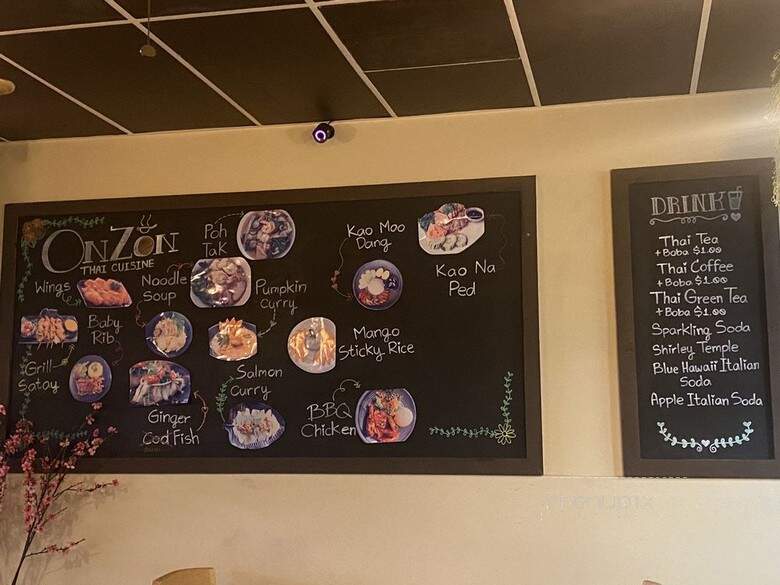 OnZon Thai Cuisine - Las Vegas, NV menu_pic