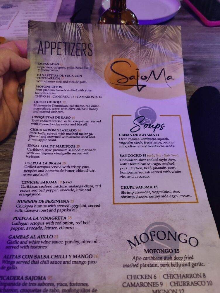 Sajoma Latin Fusion - Kissimmee, FL menu_pic