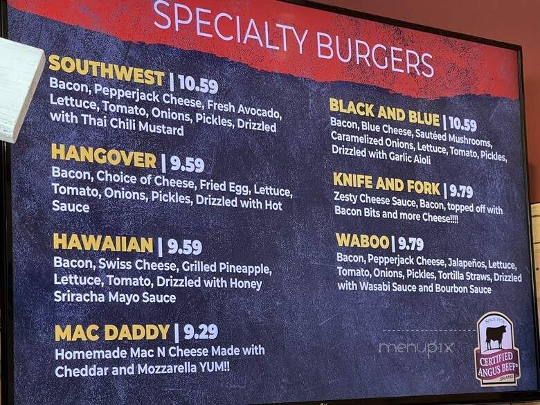 Burger Barn Grill - Jacksonville, FL menu_pic