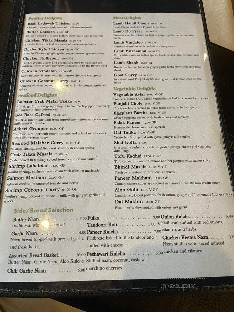 Mannat Of Raleigh - Raleigh, NC menu_pic
