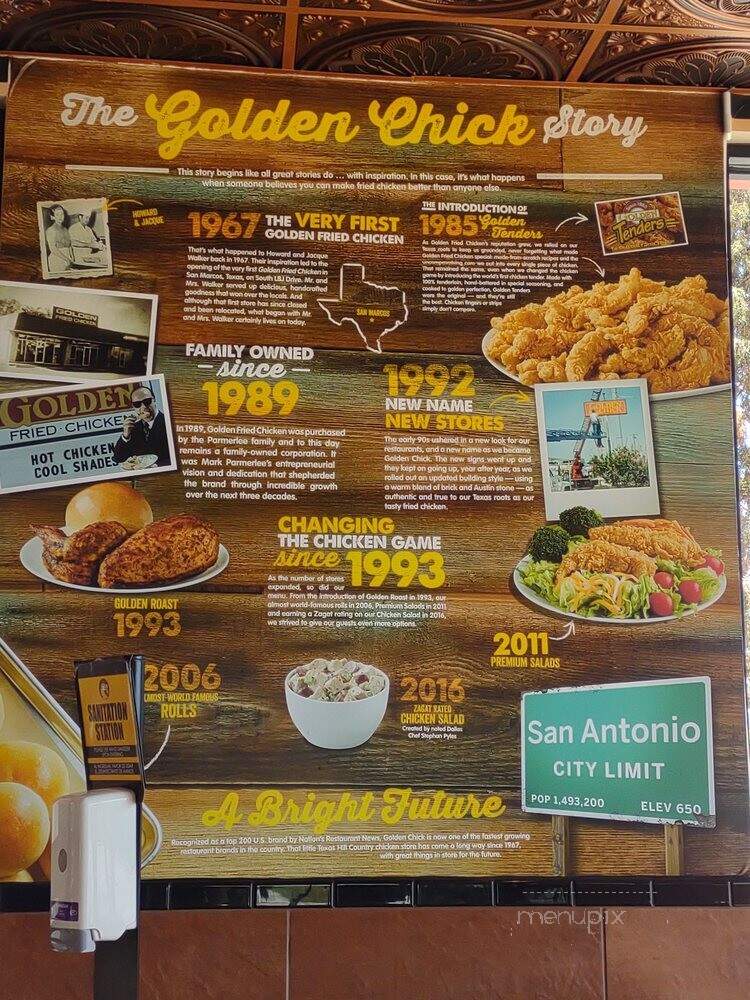 Golden Chick - Castle Hills, TX menu_pic