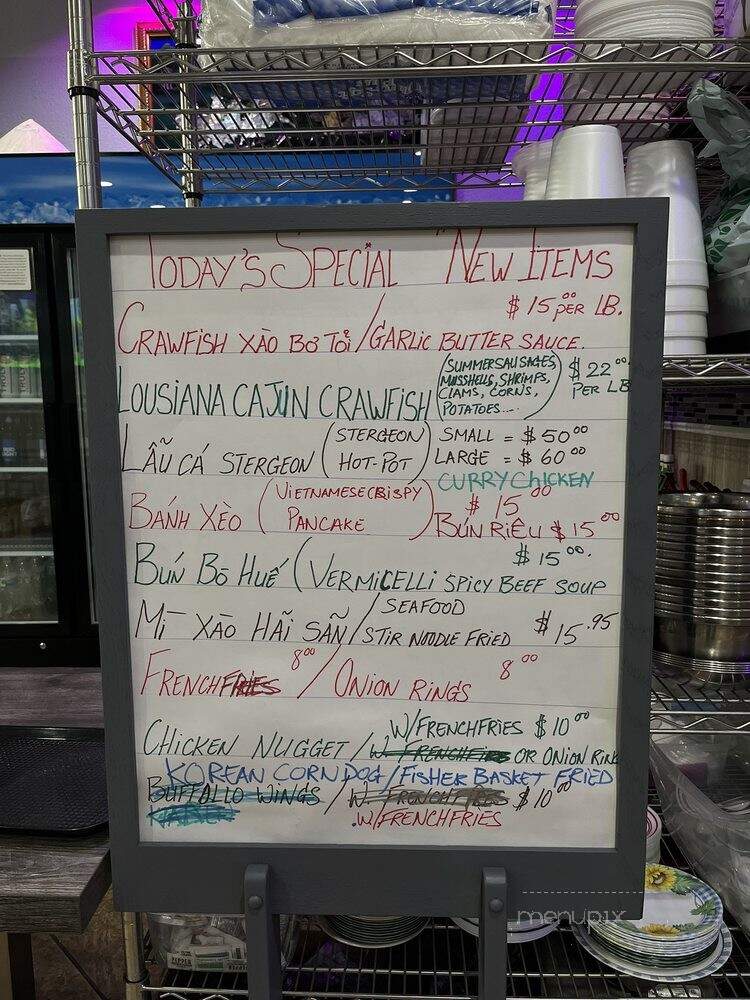 Lau Oc Viet Seafood Restaurant - Sacramento, CA menu_pic