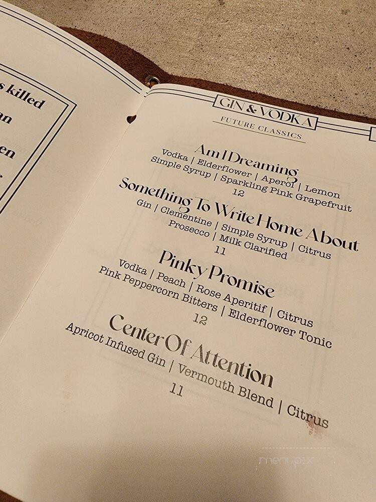 The Mash House - Westfield, IN menu_pic