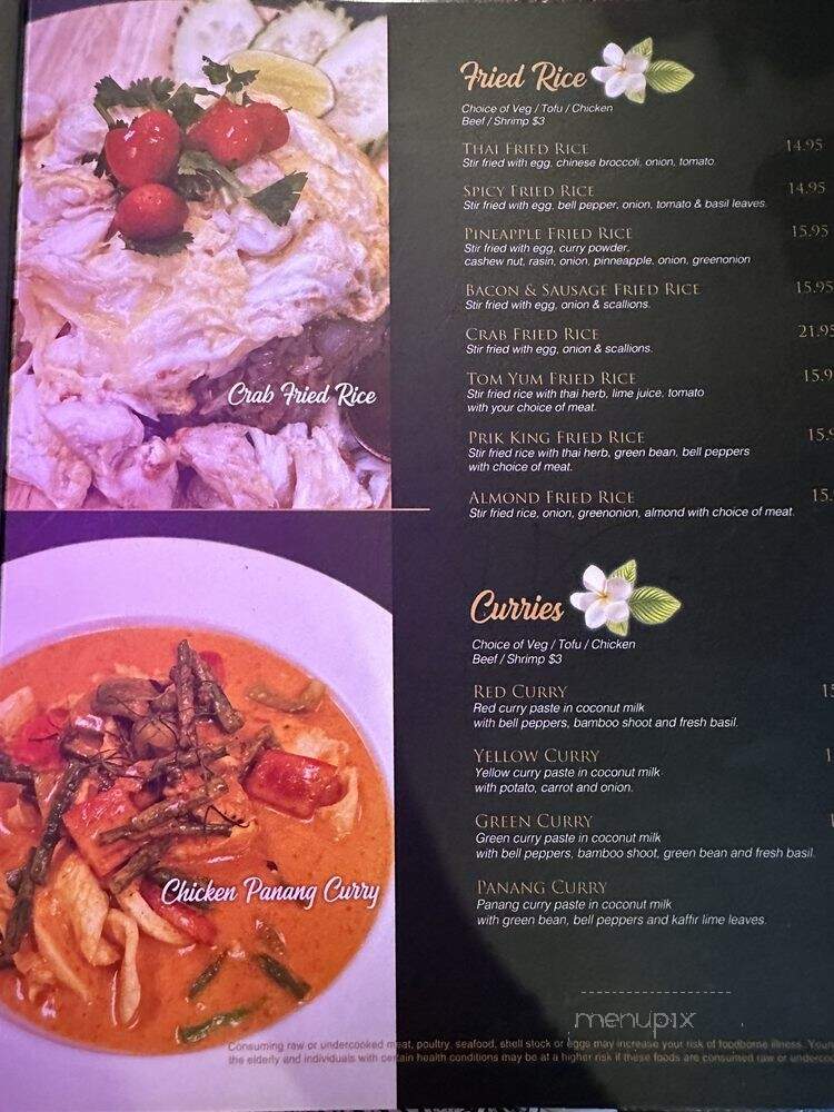 Jumpa Lao Thai Bistro - Las Vegas, NV menu_pic