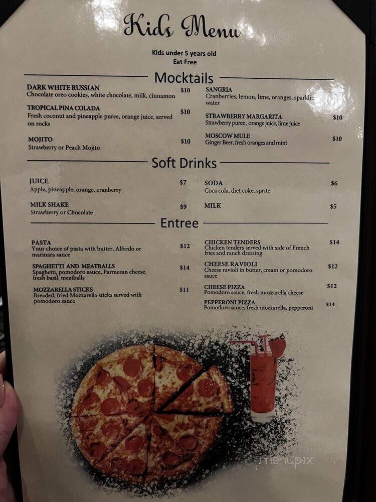 Le Sorelle Restaurant & Bar - Las Vegas, NV menu_pic