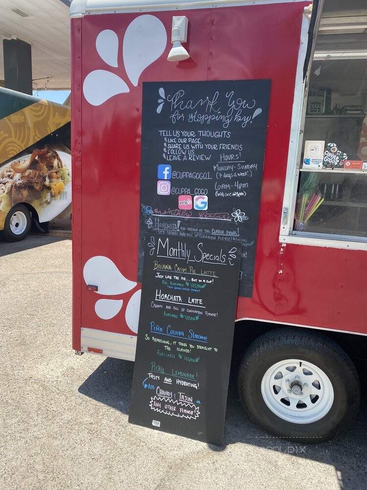 Cuppa Gogo - Tucson, AZ menu_pic
