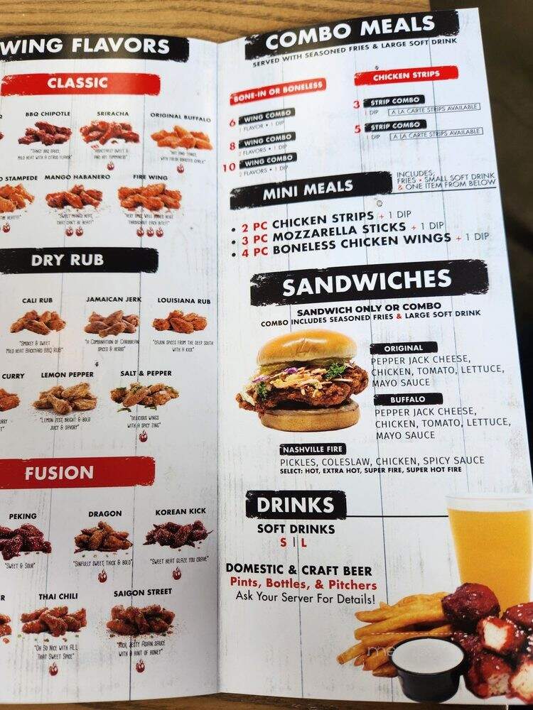 Fire Wings - Tracy, CA menu_pic