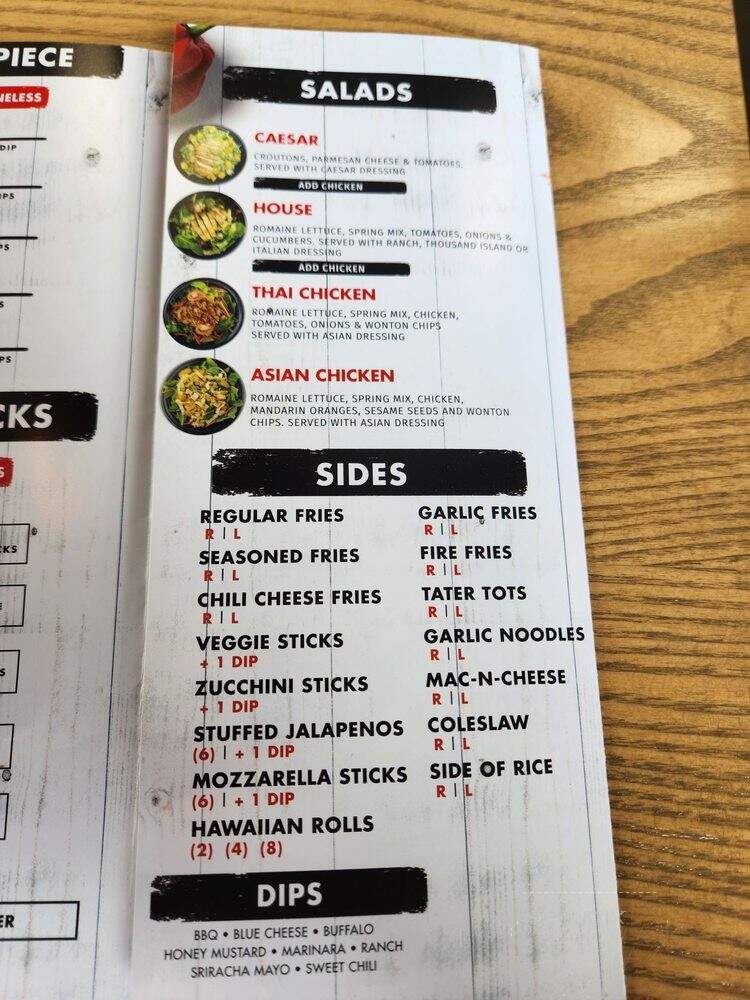 Fire Wings - Tracy, CA menu_pic