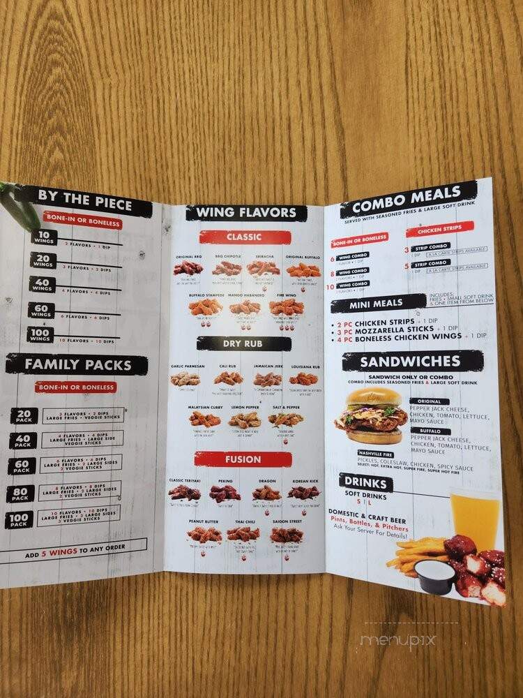 Fire Wings - Tracy, CA menu_pic