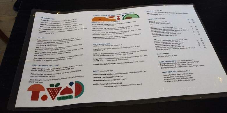 Rad Radish - San Francisco, CA menu_pic