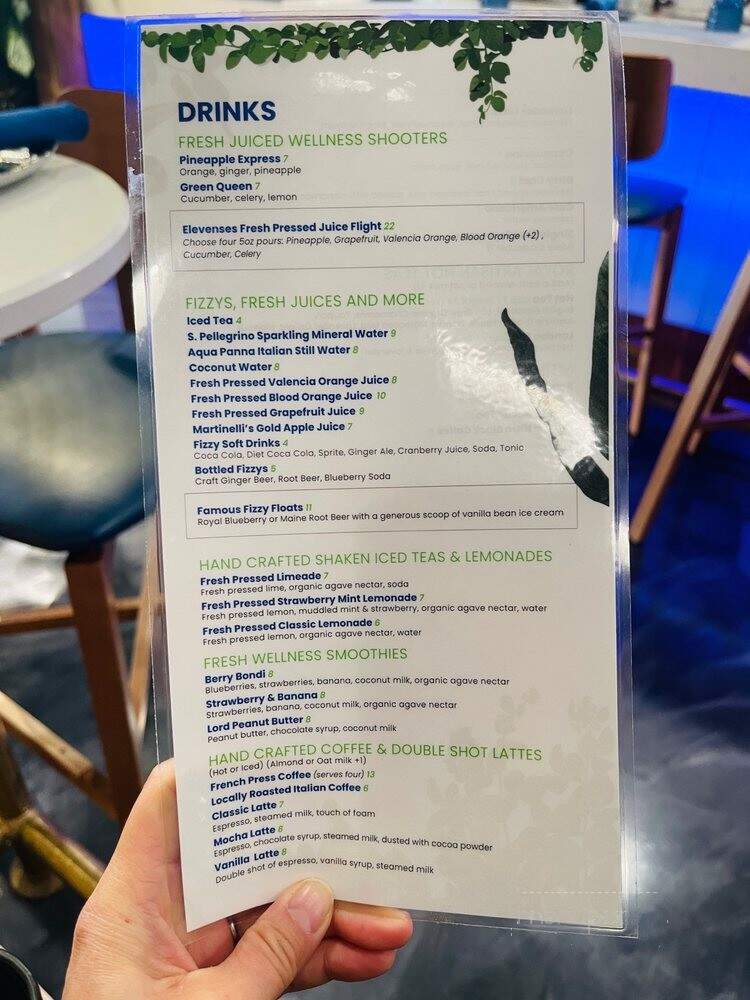 Elevenses Fresh Table & Bar - Virginia Beach, VA menu_pic