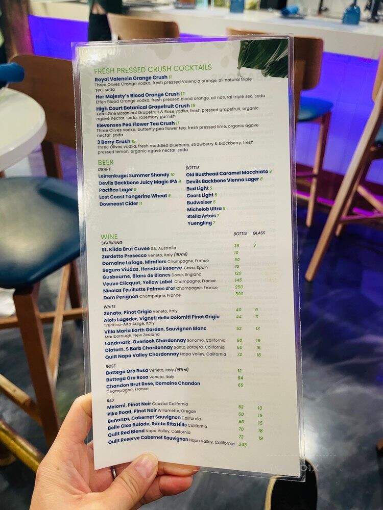 Elevenses Fresh Table & Bar - Virginia Beach, VA menu_pic