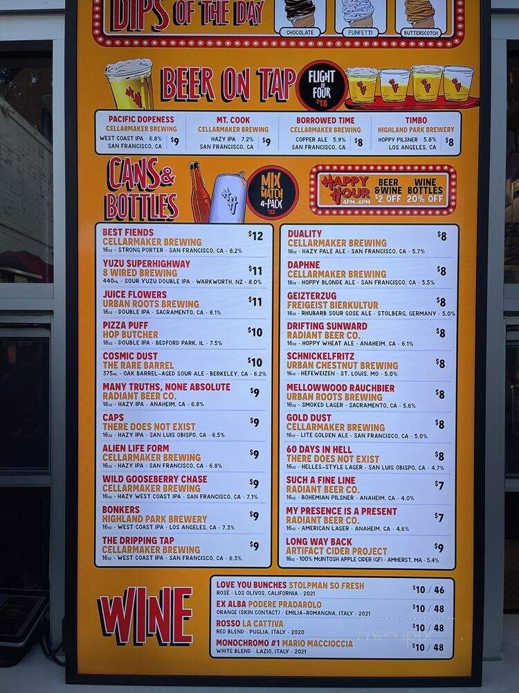Heavy Handed - Santa Monica, CA menu_pic