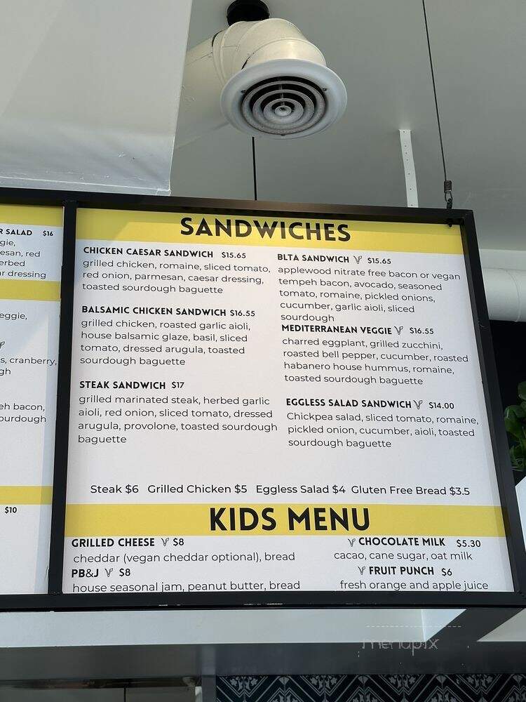Honey Greens Cafe - Downey, CA menu_pic
