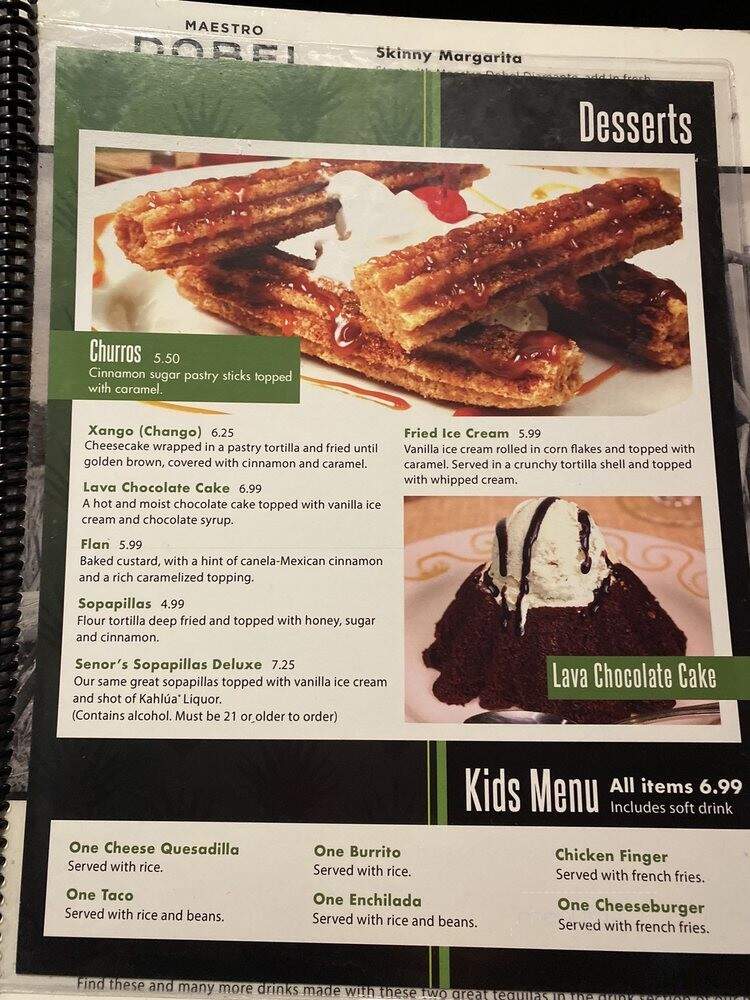 Senor Tequila Mexican Grill - Wesley Chapel, FL menu_pic