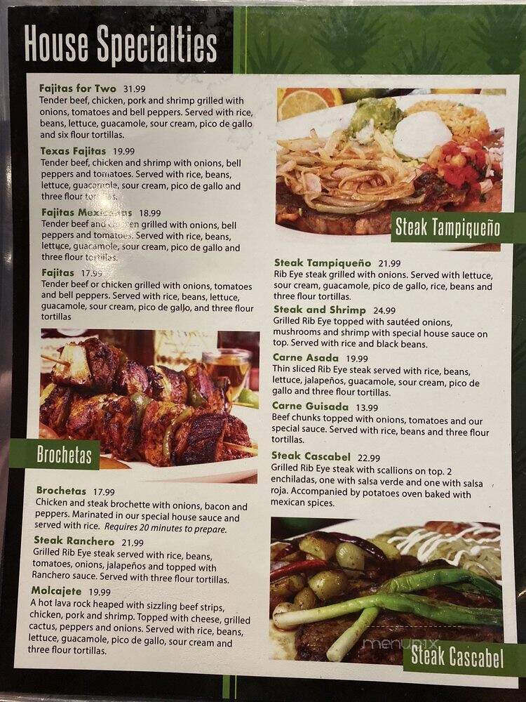 Senor Tequila Mexican Grill - Wesley Chapel, FL menu_pic