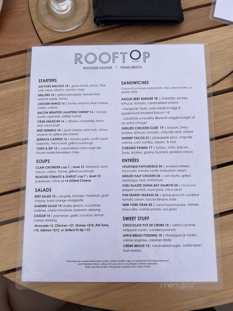 The Rooftop - Pismo Beach, CA