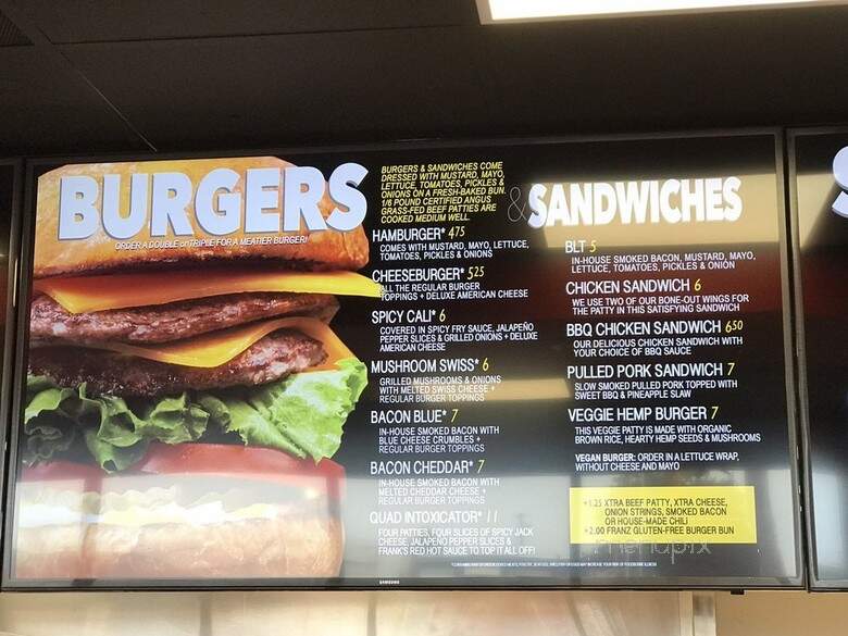 Toxic Burger - Eugene, OR menu_pic