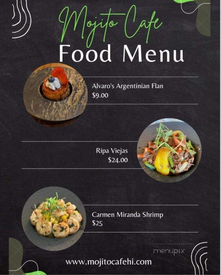 Mojito Cafe - Kailua, HI menu_pic