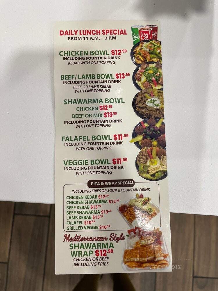 D'Vine Express - Monrovia, CA menu_pic
