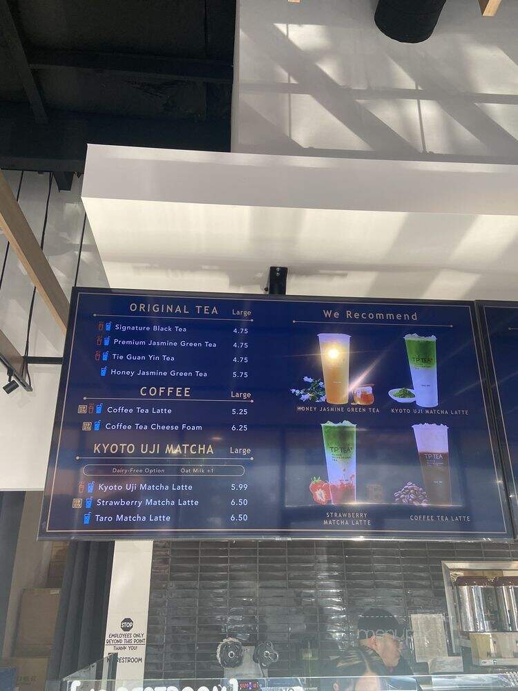 TP Tea - Irvine, CA menu_pic