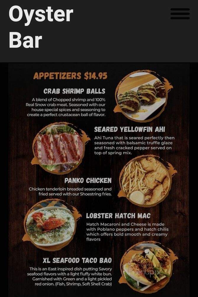 Oyster Bar Sacramento - Sacramento, CA menu_pic